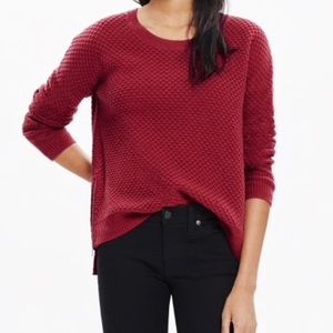 Madewell Landmark Light Green Texture Sweater